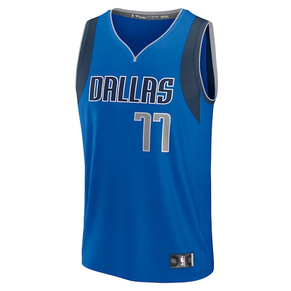 Luka Don?i? Dallas Mavericks Youth Fast Break Replica Player Jersey - Icon Edition - Blue - Image 2