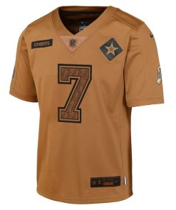 Alternative view of Trevon Diggs Dallas Cowboys Nike Youth 2023 Salute To Service Limited Jersey - Brown