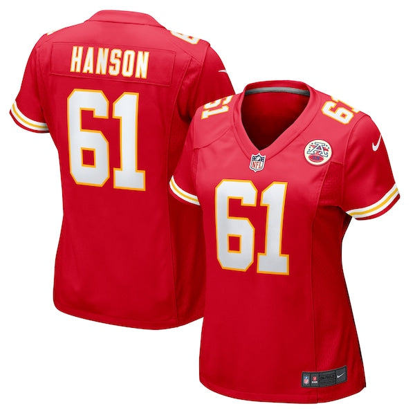 C.J. Hanson Kansas City Chiefs Nike Women's Game Jersey - Red - Image 2