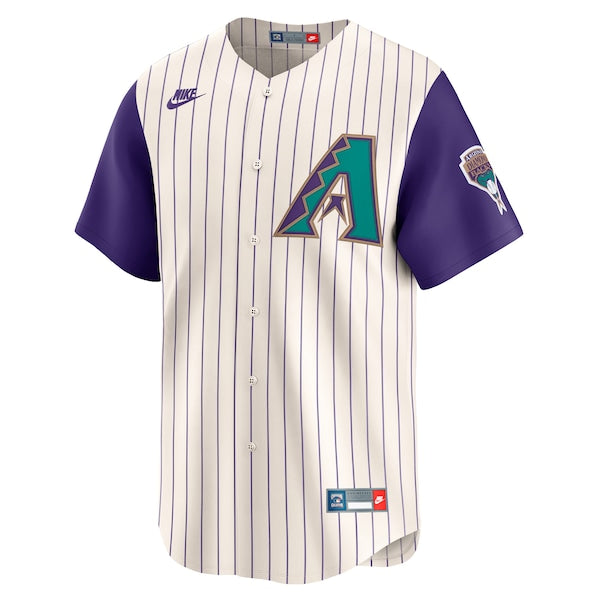 Randy Johnson Arizona Diamondbacks Nike Throwback Cooperstown Collection Limited Jersey - Cream - Image 2
