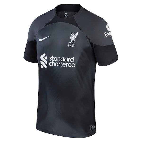 Liverpool Nike 2022/23 Replica Goalkeeper Jersey - Gray - Image 3