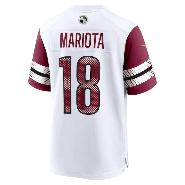 Marcus Mariota Washington Commanders Nike Youth Game Jersey - White - Image 3