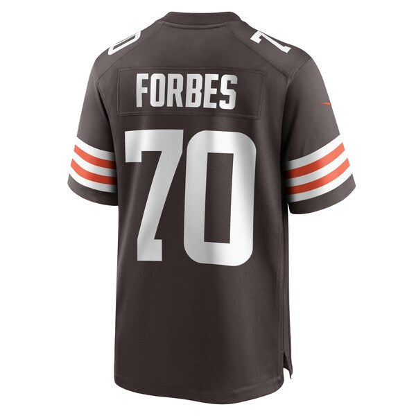 Drew Forbes Cleveland Browns Nike Team Game Jersey - Brown - Image 3