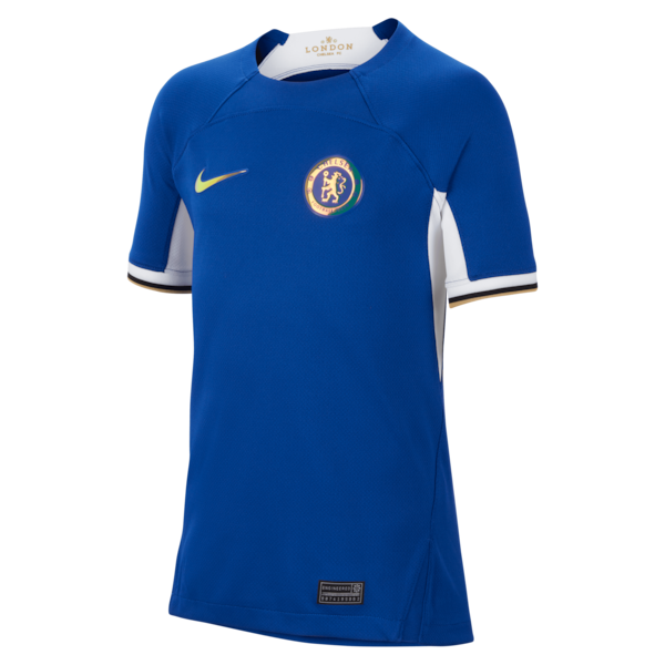 Mois¨¦s Caicedo Chelsea Nike Youth 2023/24 Home Stadium Replica Player Jersey - Blue - Image 2