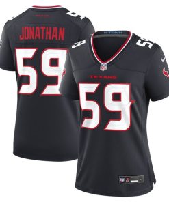 Kingsley Jonathan Houston Texans Nike Women's Team Game Jersey -  Navy