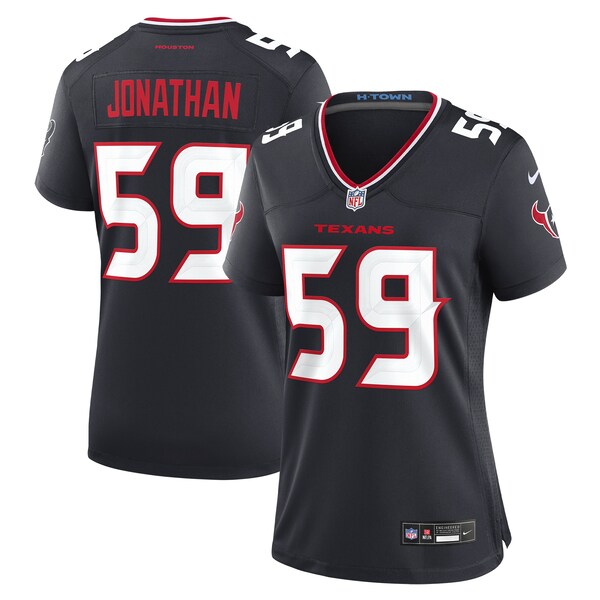 Kingsley Jonathan Houston Texans Nike Women's Team Game Jersey - Navy