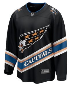 Alternative view of Washington Capitals  Alternate 50th Anniversary Breakaway Jersey - Black