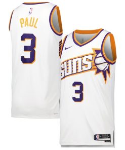 Alternative view of Chris Paul Phoenix Suns Nike Unisex Swingman Jersey - Association Edition - White/Purple