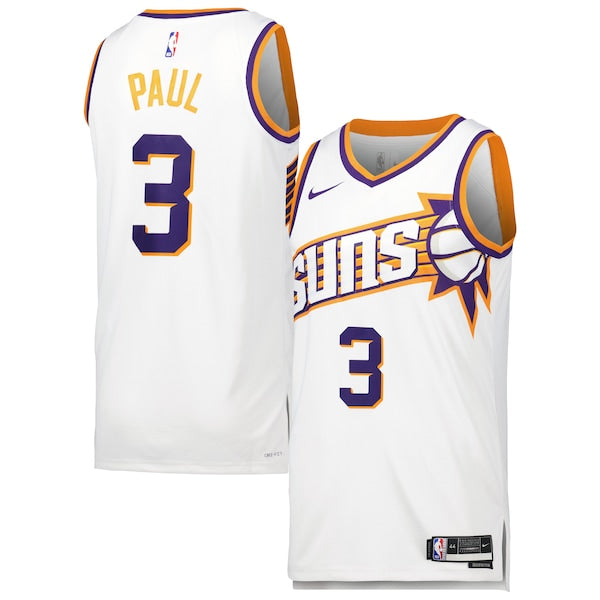 Chris Paul Phoenix Suns Nike Unisex Swingman Jersey - Association Edition - White/Purple - Image 2