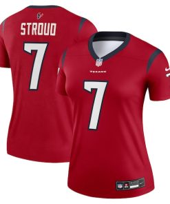 Alternative view of C.J. Stroud Houston Texans Nike Women's  Legend Jersey - Red/Navy