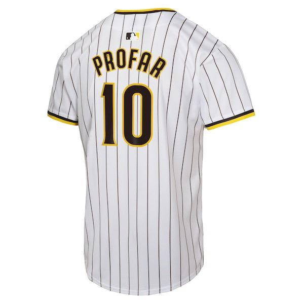 Jurickson Profar San Diego Padres Nike Youth Home Player Game Jersey - White - Image 3