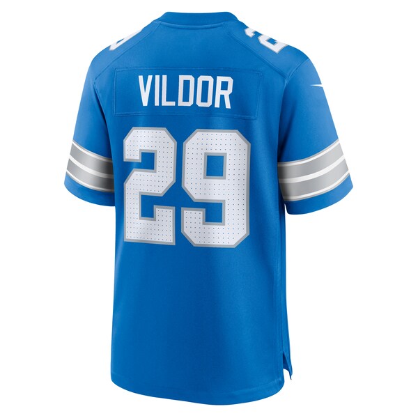 Kindle Vildor Detroit Lions Nike Team Game Jersey - Blue - Image 4