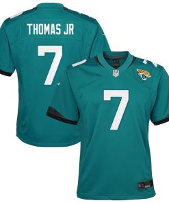 Brian Thomas Jr. Jacksonville Jaguars Nike Youth Team Game Jersey - Teal