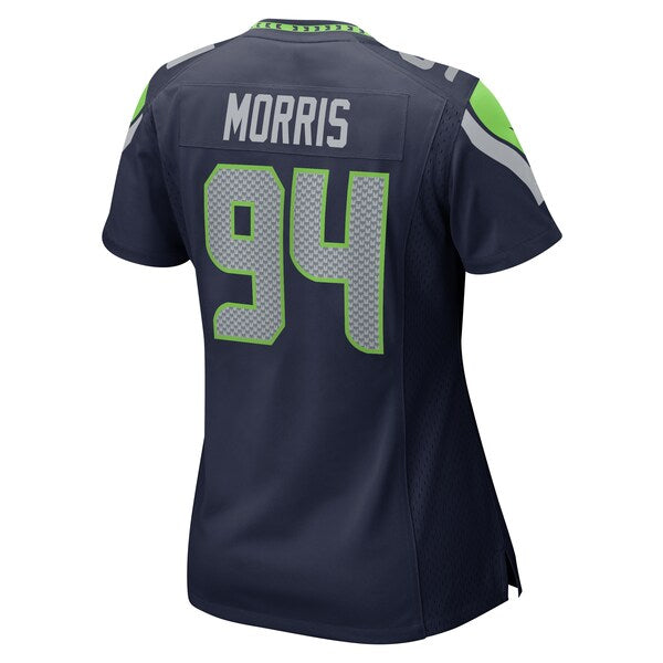 Mike Morris Seattle Seahawks Nike Women's Game Jersey - College Navy - Image 3