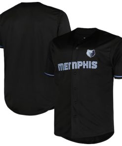 Memphis Grizzlies Profile Big & Tall Pop Jersey - Black