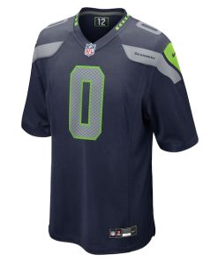 Alternative view of DeMarcus Lawrence Seattle Seahawks Nike Team Game Jersey -  College Navy