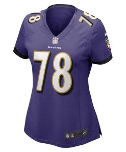 Alternative view of Morgan Moses Baltimore Ravens Nike Women's Game Player Jersey - Purple