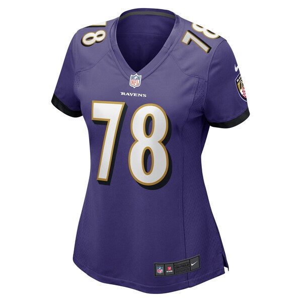 Morgan Moses Baltimore Ravens Nike Women's Game Player Jersey - Purple - Image 2