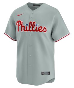 Alternative view of Bryce Harper Philadelphia Phillies Nike Road Limited Player Jersey - Gray