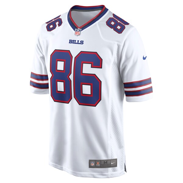 Dalton Kincaid Buffalo Bills Nike Game Jersey - White/Red - Image 4