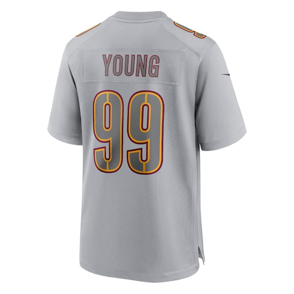 Chase Young Washington Commanders Nike Atmosphere Fashion Game Jersey - Gray - Image 3