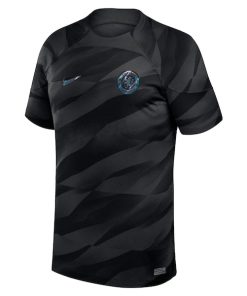 Alternative view of Chelsea Nike 2023/24 Replica Goalkeeper Jersey - Anthracite