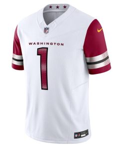 Alternative view of Jahan Dotson Washington Commanders Nike Vapor F.U.S.E. Limited Jersey - White