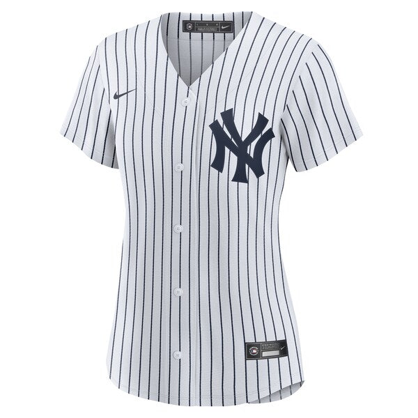 New York Yankees Nike Women's #1 Bride Home Replica Jersey - White - Image 2