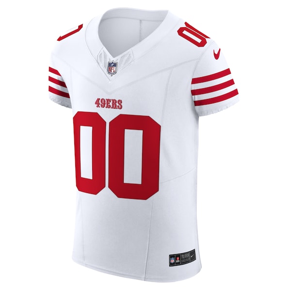 San Francisco 49ers Nike Vapor F.U.S.E. Elite Custom Jersey - White - Image 2