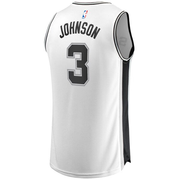 Keldon Johnson San Antonio Spurs Youth Fast Break Association Jersey - White - Image 3