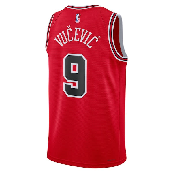 Nikola Vucevic Chicago Bulls Nike Unisex Swingman Jersey - Icon Edition - Red - Image 3