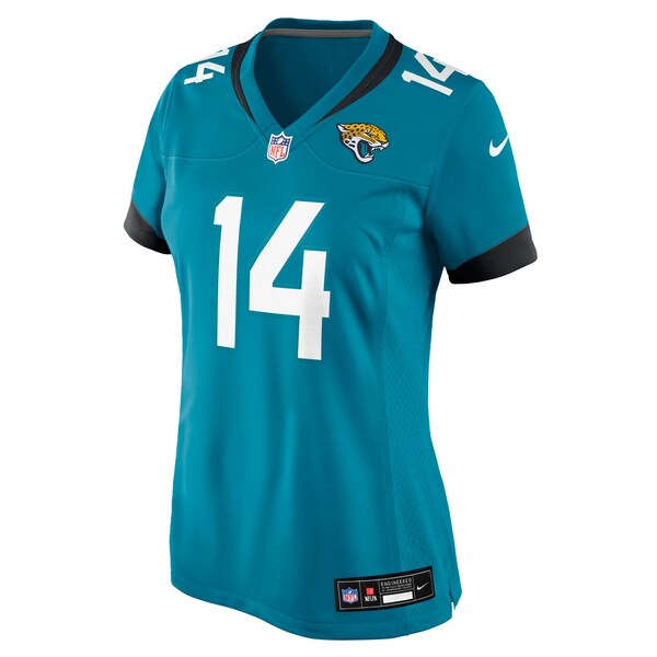 Nick Mullens Jacksonville Jaguars Nike Women's Team Game Jersey - Teal - Image 2