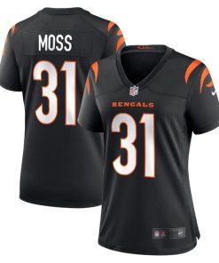 Zack Moss Cincinnati Bengals Nike Women's  Game Jersey -  Black