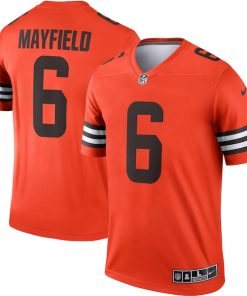 Baker Mayfield Cleveland Browns Nike Inverted Legend Jersey - Orange