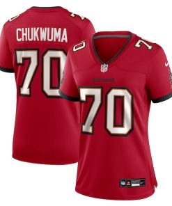Ben Chukwuma Tampa Bay Buccaneers Nike Women's Team Game Jersey -  Red