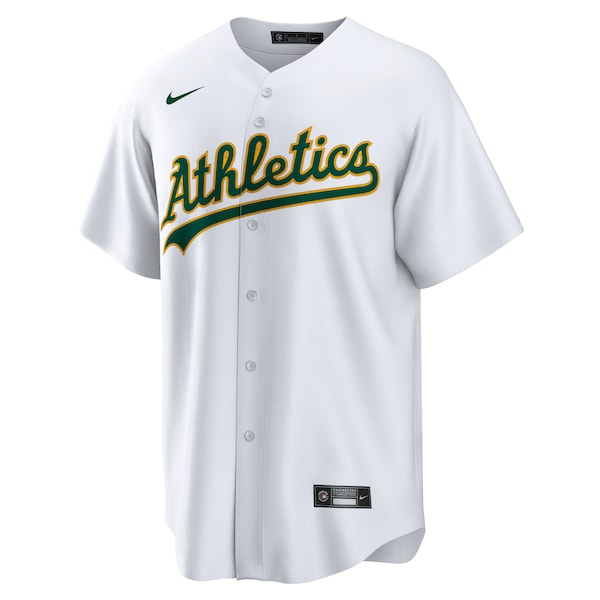 Esteury Ruiz Oakland Athletics Nike Home Replica Jersey - White - Image 2