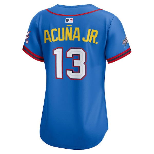 Ronald Acu?a Jr. National League Nike Women's 2025 All-Star Edition Limited Player Jersey - Blue - Image 3