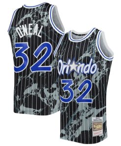 Shaquille O'Neal Orlando Magic 1994/95 Hardwood Classics Marble Swingman Jersey - Black