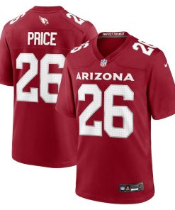 Bobby Price Arizona Cardinals Nike Team Game Jersey -  Cardinal