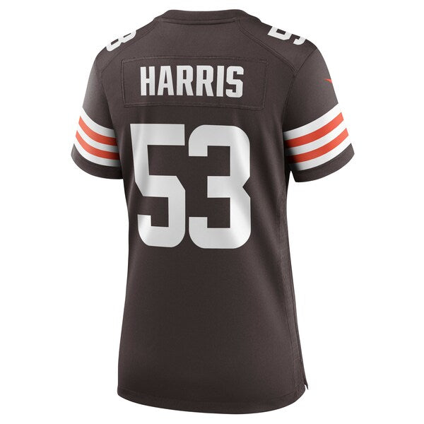 Nick Harris Cleveland Browns Nike Women's Game Jersey - Brown - Image 3