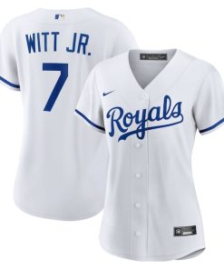 Bobby Witt Jr. Kansas City Royals Nike Women's Home Replica Player Jersey - White