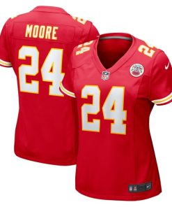 Skyy Moore Kansas City Chiefs Nike Women's Game Player Jersey - Red