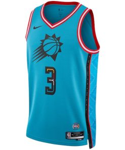 Alternative view of Chris Paul Phoenix Suns Nike Unisex 2022/23 Swingman Jersey - City Edition - Turquoise