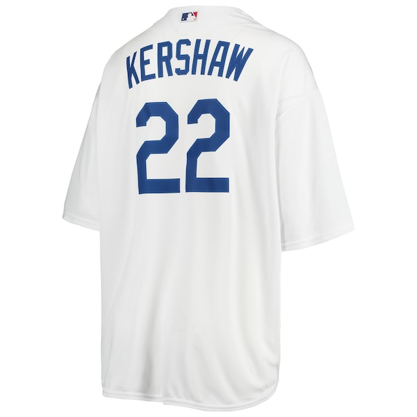 Clayton Kershaw Los Angeles Dodgers Women's Plus Size Replica Player Jersey - White - Image 3