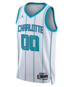 Alternative view of Charlotte Hornets Jordan Brand Unisex Swingman Custom Jersey White - Association Edition