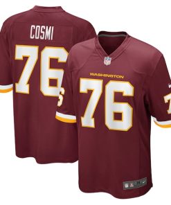 Sam Cosmi Washington Football Team Nike Game Jersey - Burgundy
