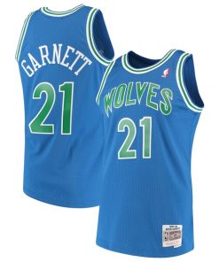 Kevin Garnett Minnesota Timberwolves 1995/96 Hardwood Classics Swingman Jersey - Blue
