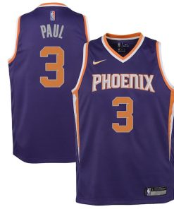 Chris Paul Phoenix Suns Nike Youth 2021/22 Diamond Swingman Jersey - Icon Edition - Purple