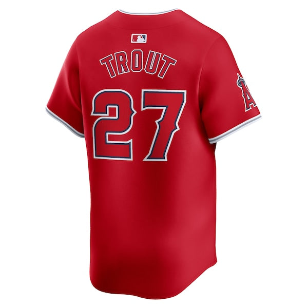 Mike Trout Los Angeles Angels Nike Alternate Limited Player Jersey?ยจC Red - Image 3