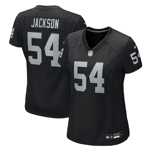 Brennan Jackson Las Vegas Raiders Nike Women's Team Game Jersey - Black